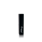 Black lipstick with 'Glamorous' branding on a white background