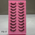 10 Pair Mink Eyelashes (FS-17)