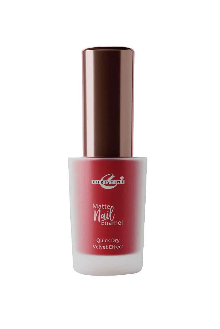 Christine Matte Nail Polish | Quick Dry Velvet Effect | 13ml