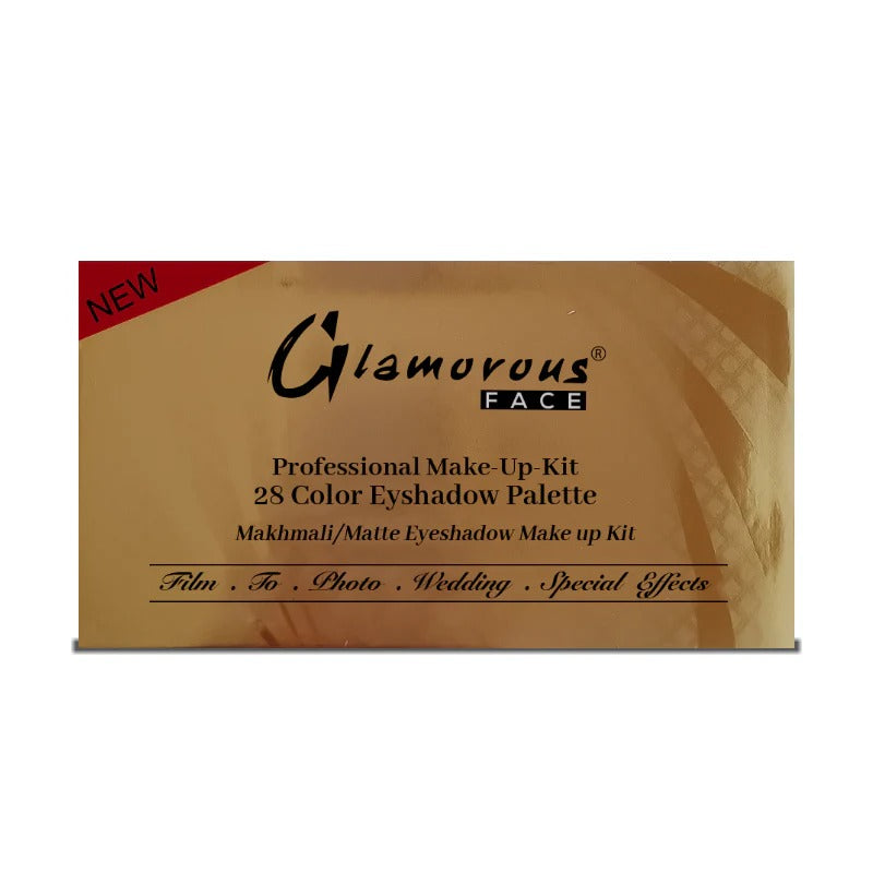 Glamorous Face makeup kit packaging on a white background