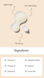 Blesso Product packaging with ingredients listed on a beige background