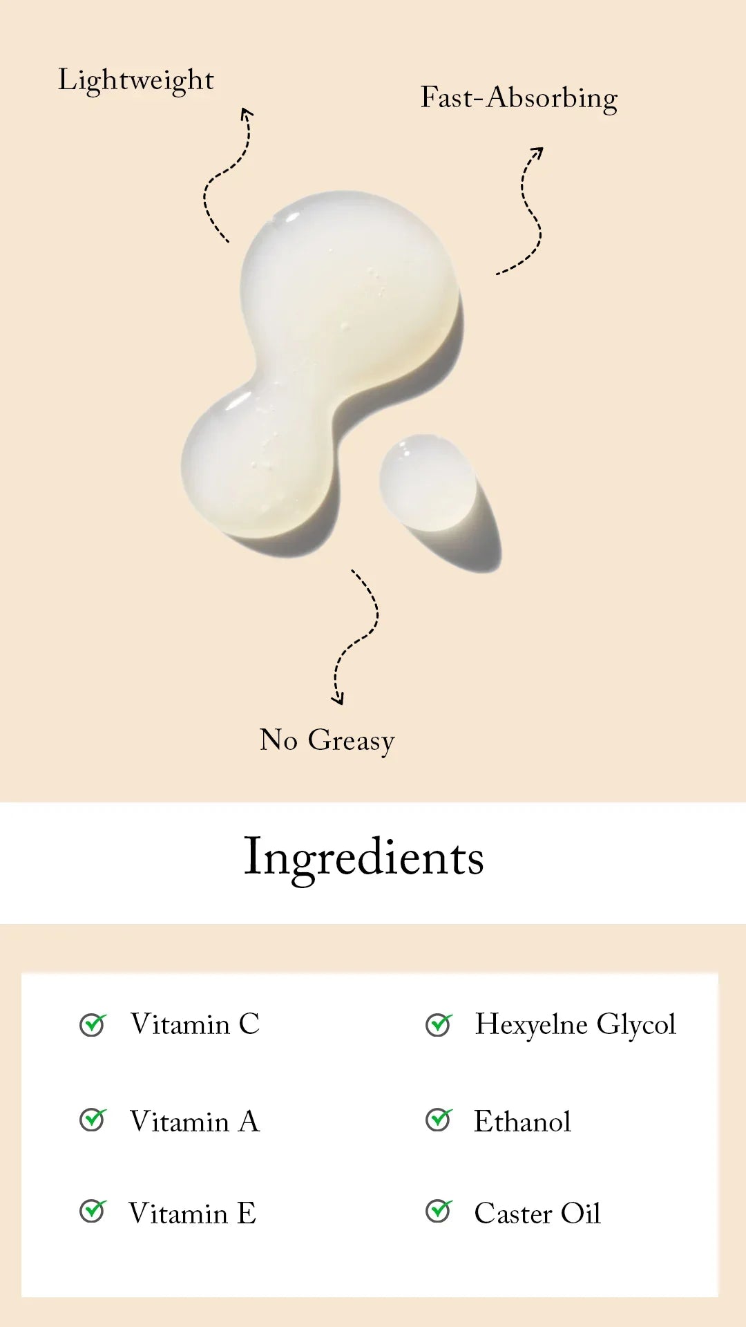 Blesso Product packaging with ingredients listed on a beige background