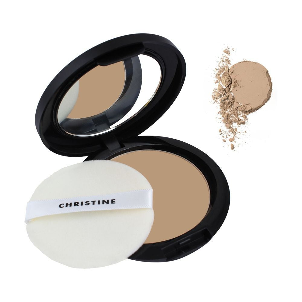 Christine Fragrance Free Oil Control Compact Powder Active Fade