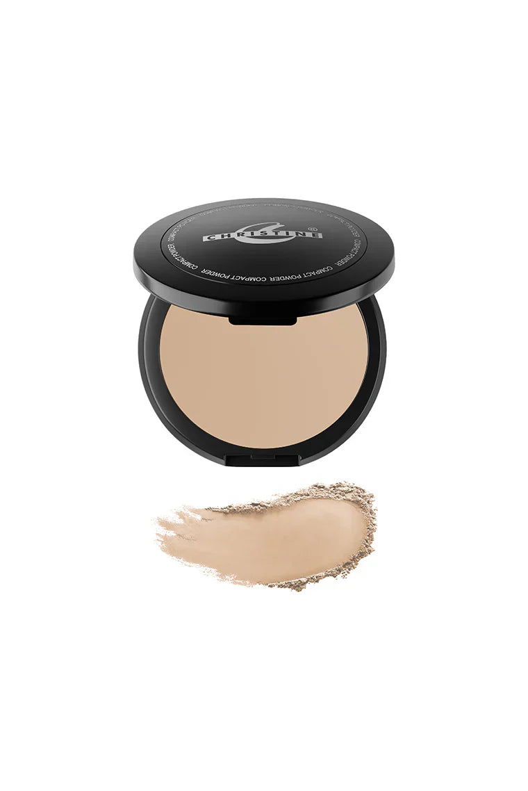Christine Fragrance Free Oil Control Compact Powder Active Fade