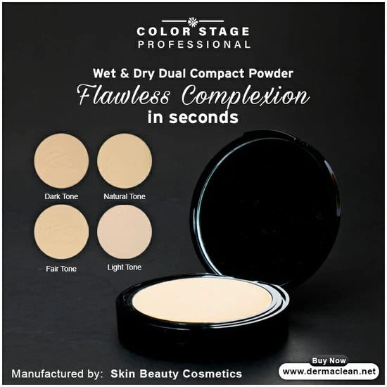 Color Stage Professional Wet and Dry Compact Powder (Face Powder)