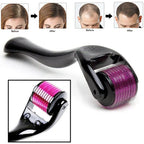 Derma Roller System 0.5mm with before and after images on a white background