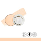 Glowing Skin Aqua Base Make-up with packaging and features on a white background