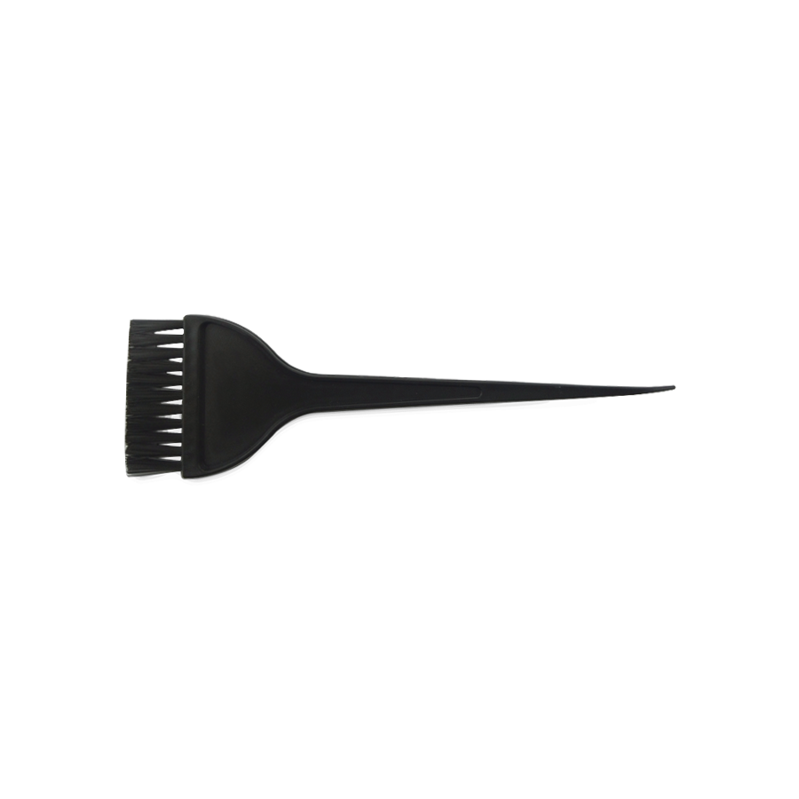 Glamorous Face Black hair dye brush on a white background
