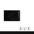 Black bar of Glamorous Face Organic Black Soap Avocado & Argan Oil