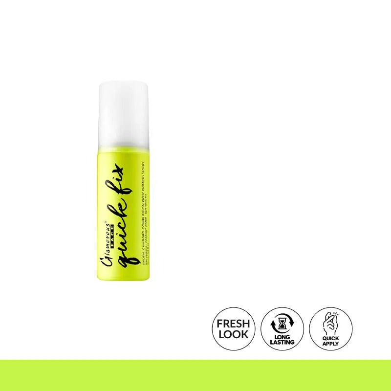 Lime green hair product bottle with white cap on a white background