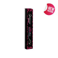 Glamorous Ultra Black eyeliner pencil packaging with pink leopard print design on a white background.