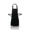 Black apron on a white background