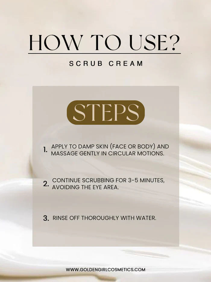 Golden Girl Cosmetics Scrub Cream