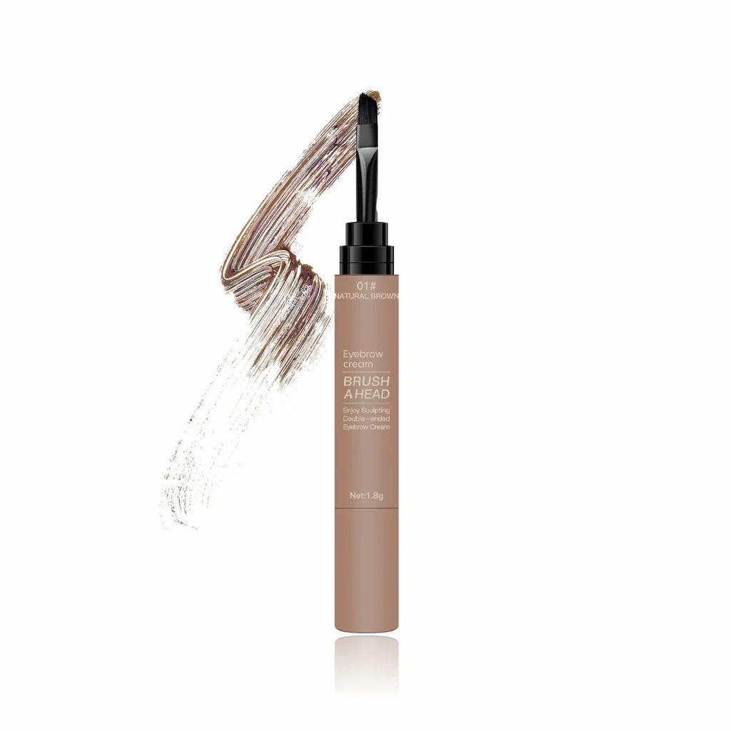 Maliao Double-Ended Eyebrow Cream Brush