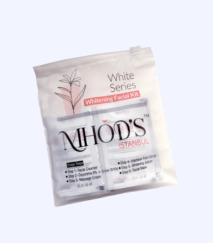 Mihod's Istanbul Whitening Facial Kit packaging on a white background