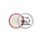Glow-2 highlighter with pink lid on a white background