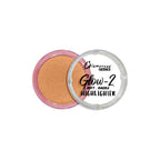 Glow-2 highlighter with pink case on a white background