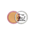 Glow-2 highlighter with pink case on a white background