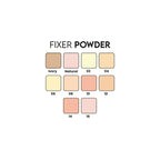 Color swatches for Sheaffer Fixer Powder A Complete Mineral Transparent Powder