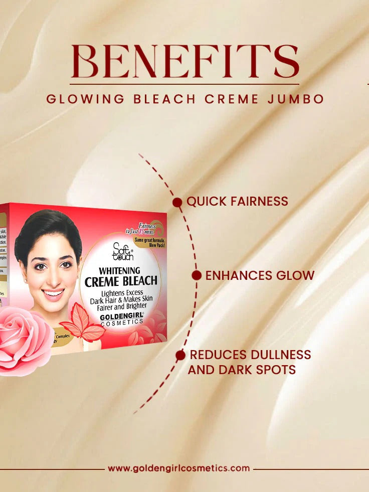 Soft touch Glowing Bleach Creme Jumbo