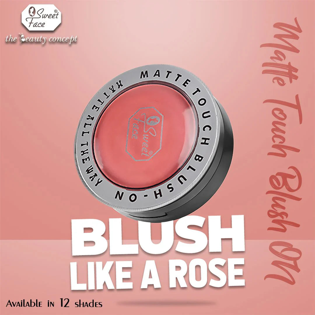 SweetFace Matte Blush On – Natural Matte Finish