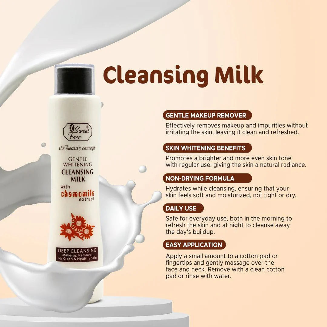 Sweetface Gentle Whitening Cleansing Milk 150ml