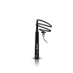 Black eyeliner pen with a wavy line on a white background