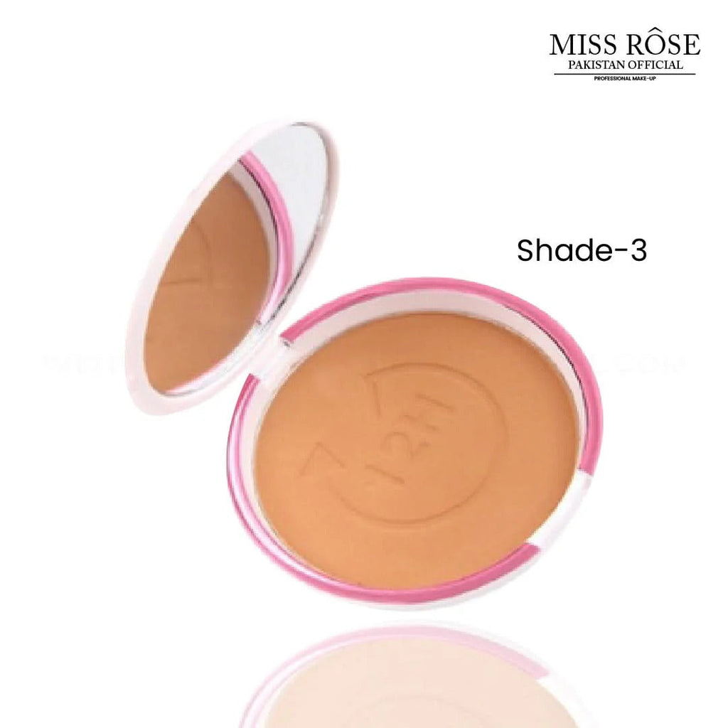 MISS ROSE 3D Contour Moisture Whiteing Two-way Pressed Powder Cake