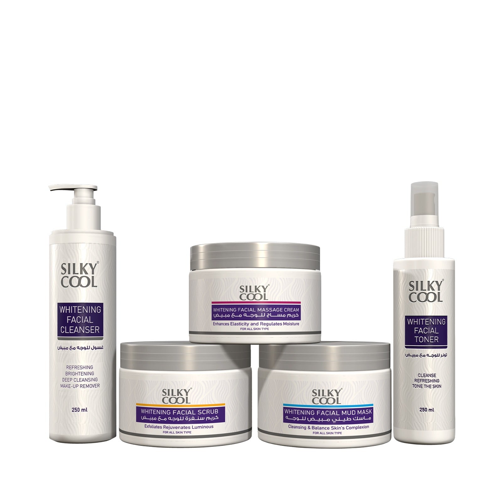 Silky Cool Whitening Facial Kit